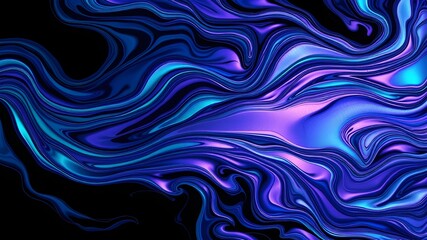 Shiny Iridescent Waves – Liquid Marble Texture