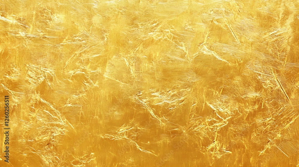 Leinwandbilder Captivating abstract background featuring a mesmerizing golden metallic texture with shimmering glitter and a luminous gradient pattern