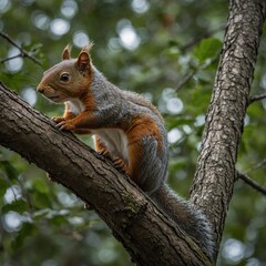 Obraz premium rabbit in a field A bunny holding an Easter egg in a meadow filled with daisies. rabbit cute adorable garden rabbit