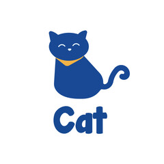 A cute cat in an apron