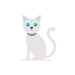 Elegant Cat Silhouette Vector – Download High-Quality Icon.