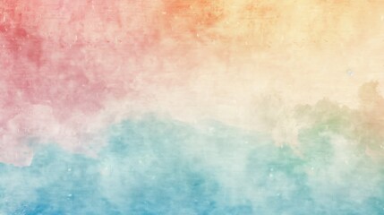 Fototapeta premium Soft pastel watercolor background with gentle gradient hues