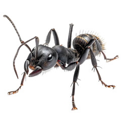 Rare Bullet Ant in transparent background