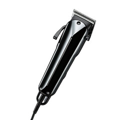 Obraz premium Black hair clipper isolated on transparent background