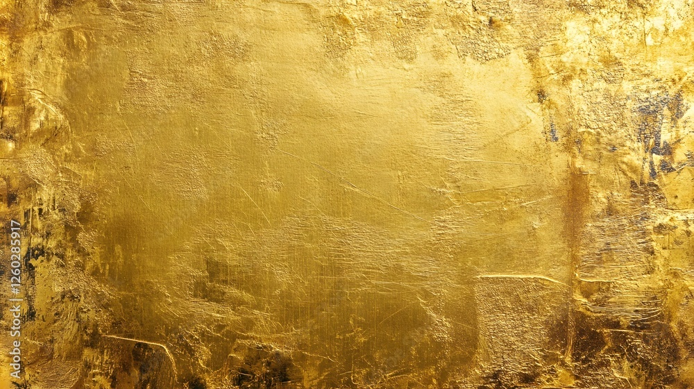 Leinwandbilder gleaming metallic abstraction with shimmering gold texture luxurious golden foil background with ele