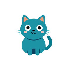Elegant Cat Silhouette Vector – Download High-Quality Icon.