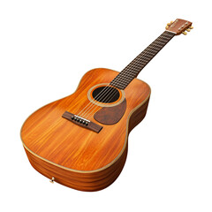 Fototapeta premium Acoustic Guitar Wooden Instrument Musical Instrument Six Strings Musical Stringed Instrument