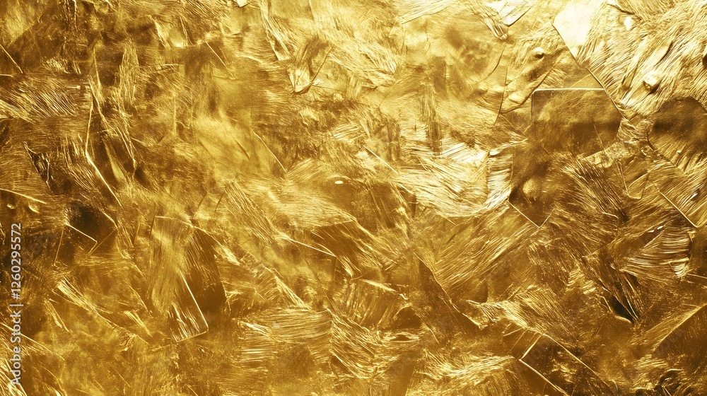 Fototapete magnificent golden metallic abstract texture background with shimmering glitter radiant shine and op