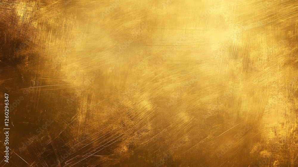 Fototapete magnificent golden metallic texture with a vintage grunge and ornate design this abstract background