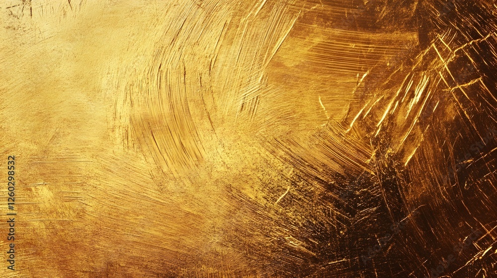 Poster Mesmerizing abstract golden shiny glitter sparkle glow shine metallic background texture pattern