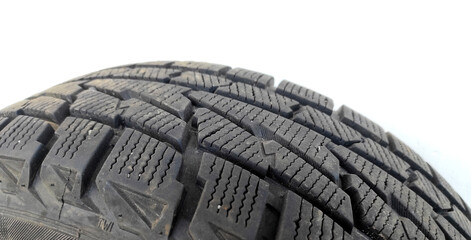 Photo Car tires. made in Ukraine. winter car tires. Asymmetric tread pattern