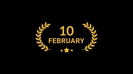 10 February Laurel Wreath Animation