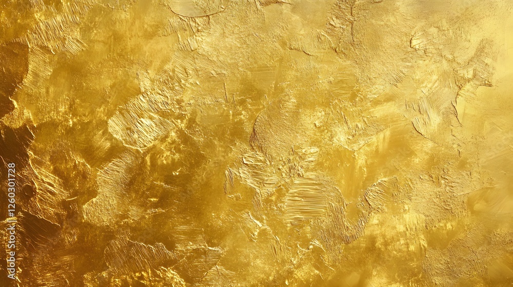 Poster opulent golden metallic texture with intricate patterns shimmering glitter and a luxurious lavish ap