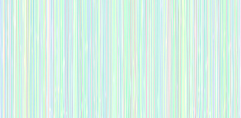 Obraz premium Lines irregular set of colored lines with predominance of green and blue