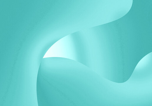 Elegant Clear Teal Curve Background for Modern Designs