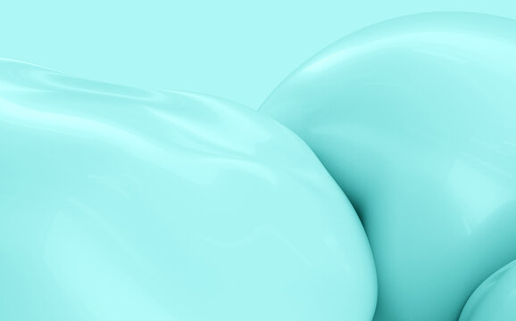 Elegant Clear Teal Curve Background for Modern Designs