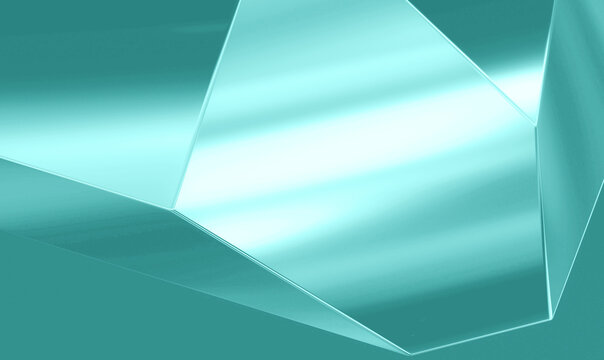 Elegant Clear Teal Curve Background for Modern Designs