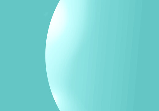 Elegant Clear Teal Curve Background for Modern Designs