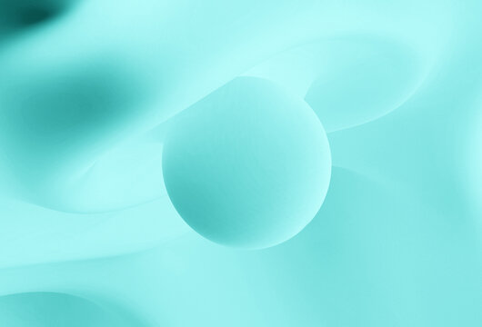 Elegant Clear Teal Curve Background for Modern Designs