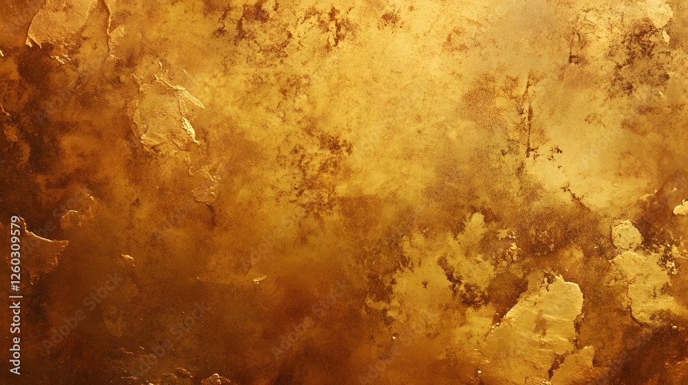 Poster shimmering golden glitter texture with abstract metallic background luxurious decorative and glowing