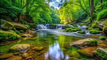 Shoal Creek Alabama Scenic River Landscape Photography, Stunning Nature Images, Peaceful Water Scenes