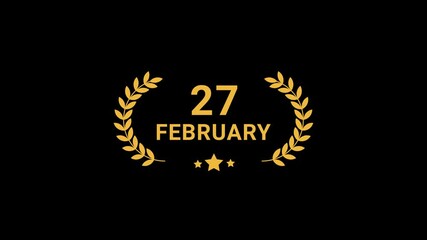 27 February Laurel Wreath Animation