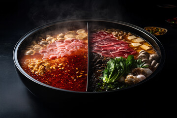 A varieties of Chinese food 