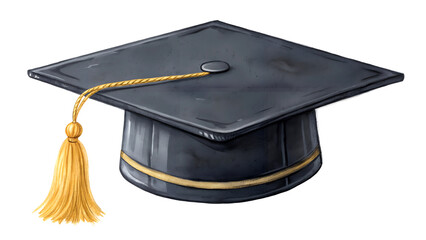 Student Graduation Hat  Symbol of Achievement PNG file download