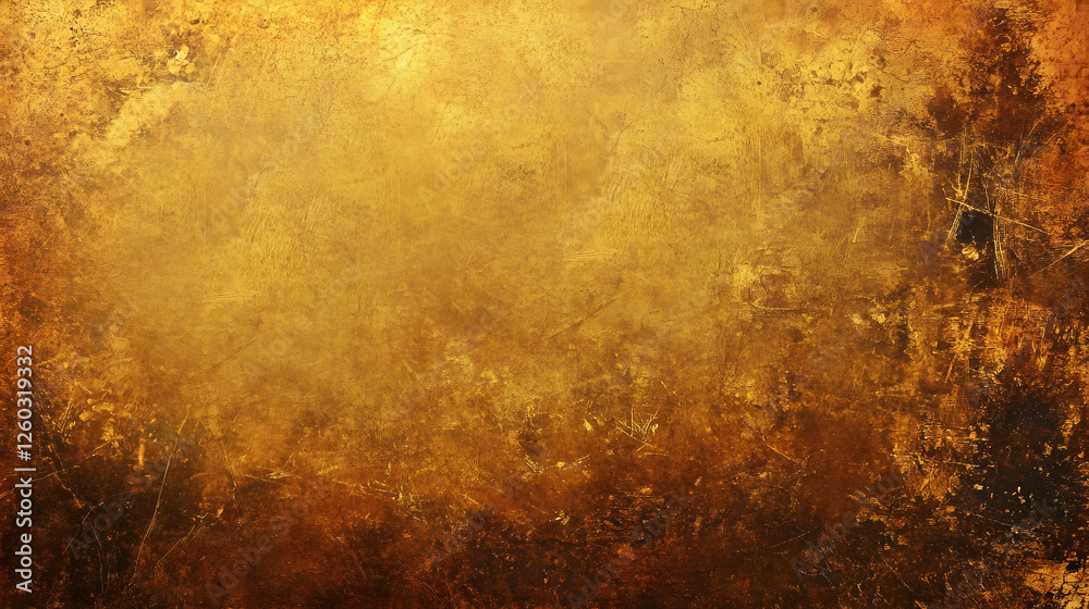 Poster stunning autumn landscape with a dense forest of trees displaying vibrant golden and russet foliage 