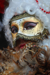 Naklejka premium Maschera, Carnevale di Venezia, carnevale
