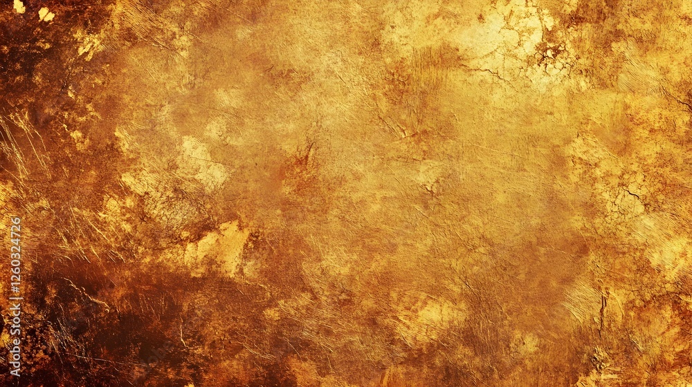 Aufkleber warm and textured abstract grunge background with fiery autumn tones featuring a vintage weathered a