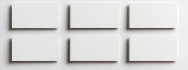 Editable business card templates featuring a clean white background, designed for versatile professional branding and customization options.