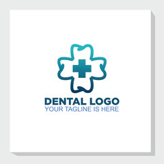 Obraz premium Health Dental logo designs concept vector, Dental Clinic logo template designs, dental implant icon design vector