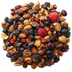 Fototapeta premium Trail Mix isolated on transparent background