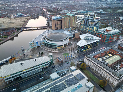 Waterfront Hall, Oxford Street, River Lagan Belfast 