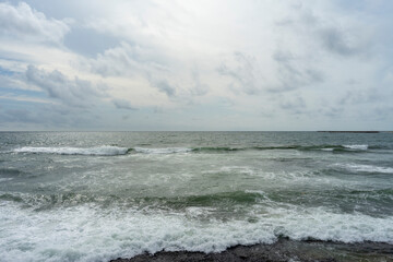 Colombo, the capital of Sri Lanka, with a view of the Indian Ocean