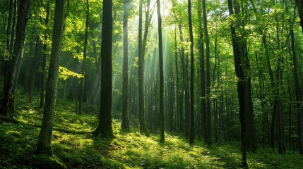 Fototapeta premium morning in the forest