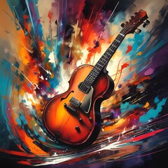 Obraz premium Illustration of sound background.