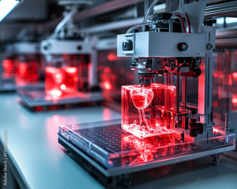 Poster creating organ models with advanced bioprinters in lab
