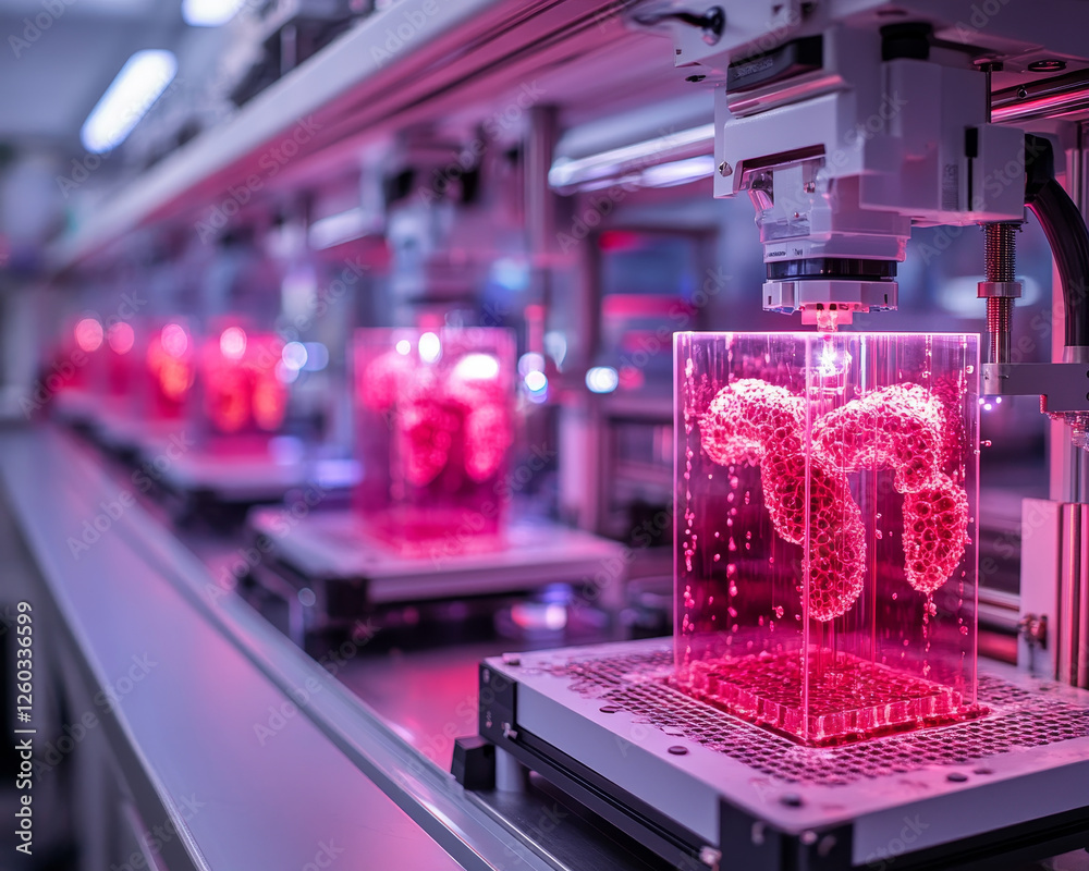 Poster creating organ models with advanced bioprinters in lab