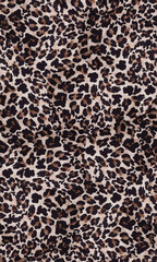 Patron animal print de textura de piel de leopardo