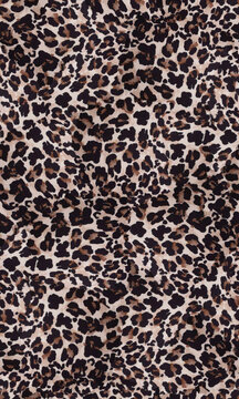 Patron animal print de textura de piel de leopardo
