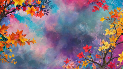 colorful watercolor background