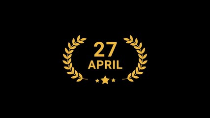 27 April Laurel Wreath Animation