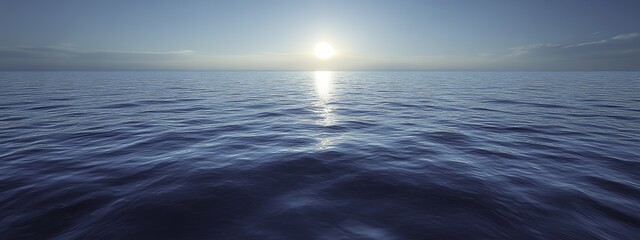 Obraz premium Serene blue water texture with gentle ripples and sunlight reflections