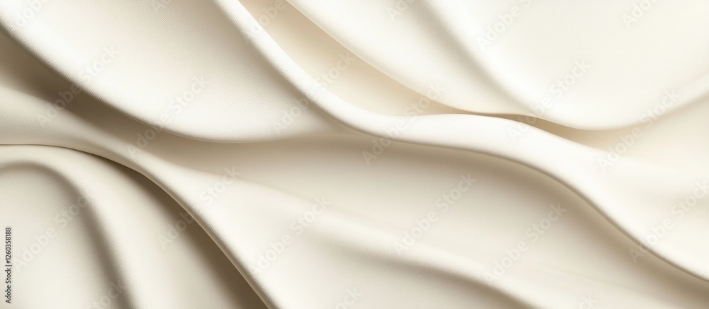 Aufkleber cream colored textured background with elegant folds showcasing subtle patterns for design and artis