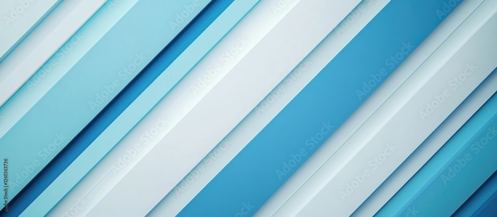 Aufkleber blue diagonal stripes abstract background with layered lines in varying shades creating a geometric 