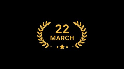 22 March Laurel Wreath Animation