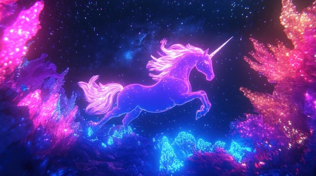 Neon Unicorn
