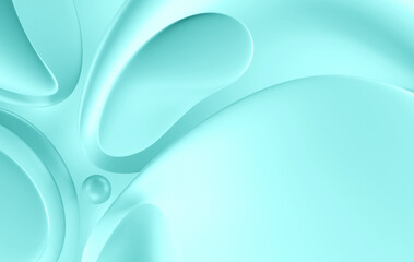Minimalist Clear Teal Color Abstract Background for Sleek and Elegant Designs